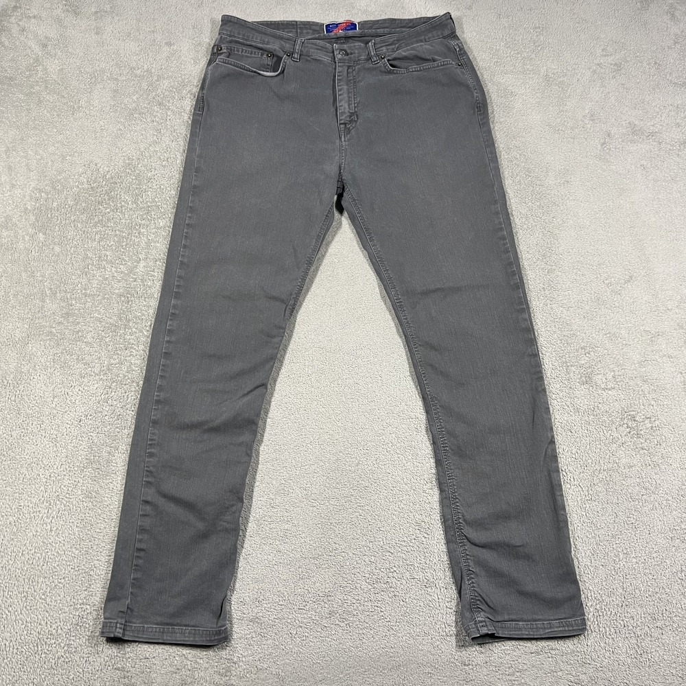 Best Made Co. Jeans Mens 34x32 Gray 5-Pocket Stretch Denim